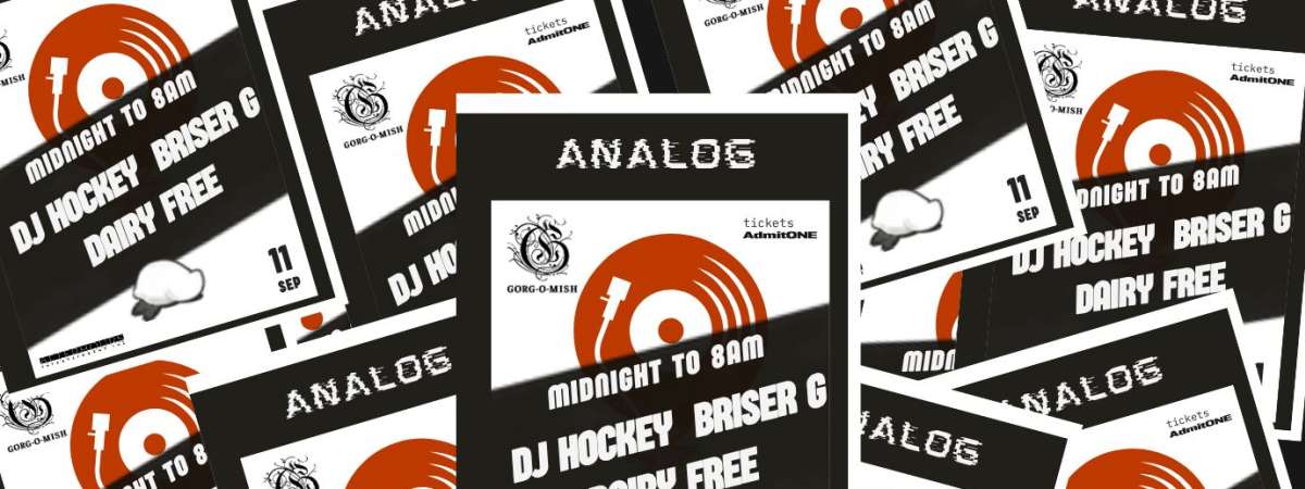 ANALOG // DJ Hockey, Briser G & Kozue // Vinyl Set