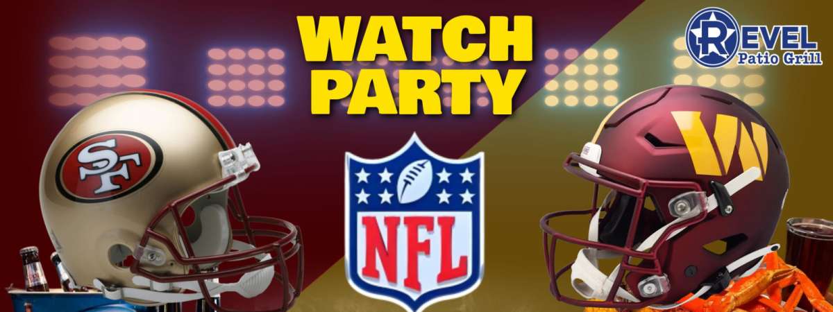 Commanders Vs. 49ers - NFL Watch Party!
