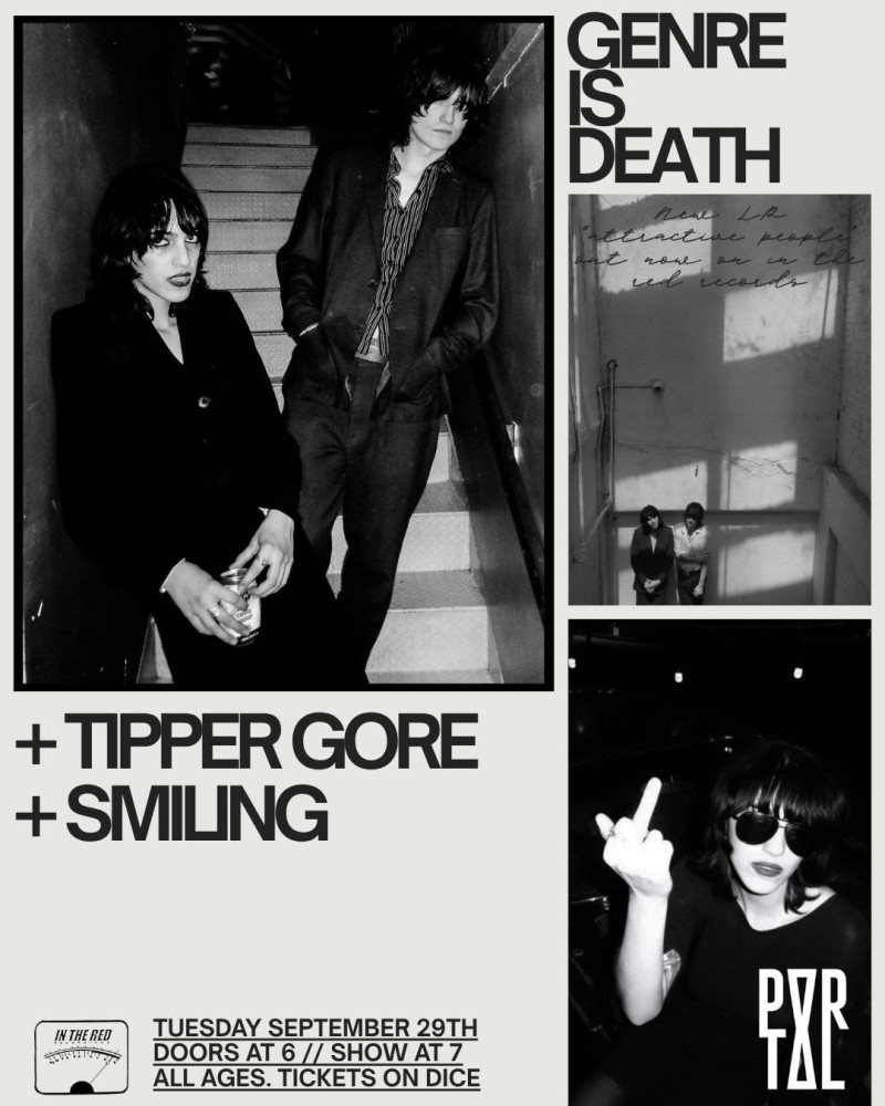 Genre is Death + Tipper Gore + Smiling