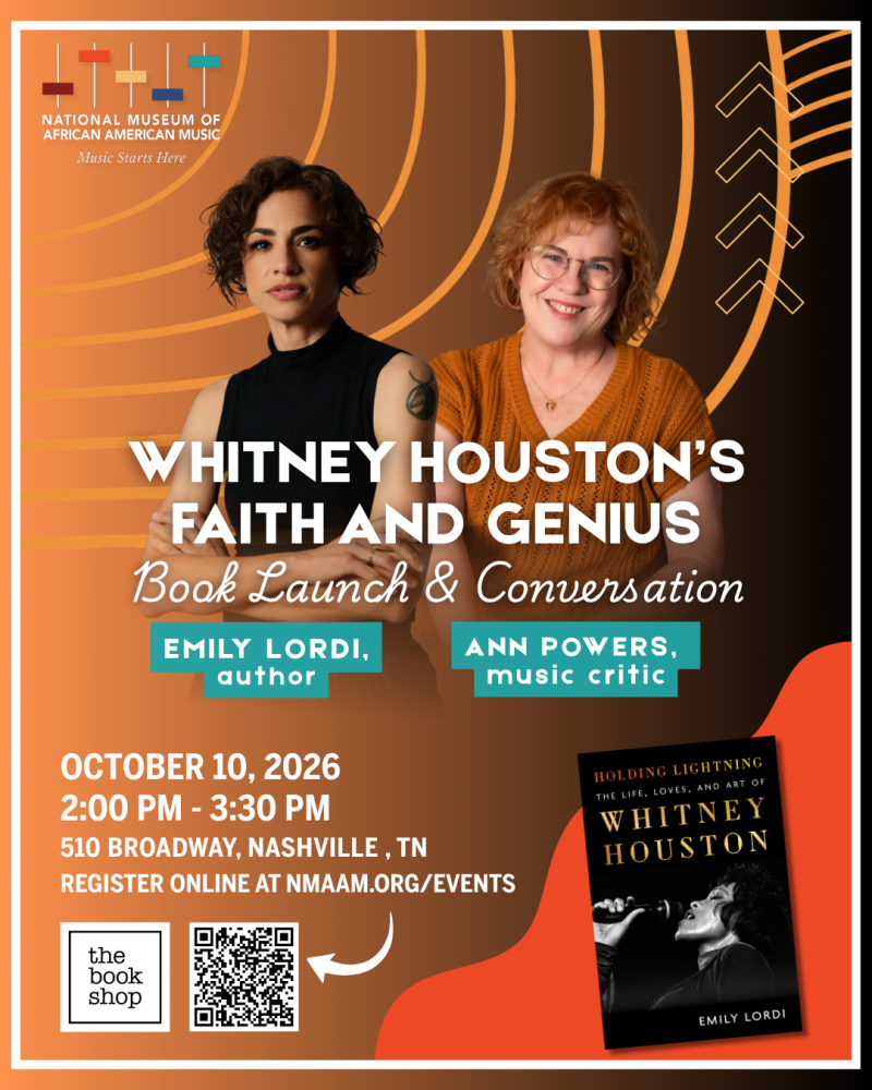 Whitney Houston’s Faith and Genius – Book Launch & Conversation with Emily Lordi and Ann Powers
