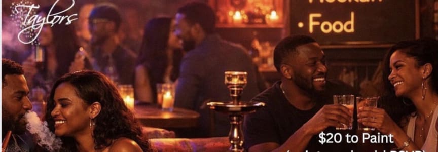 R&B and Paint Night at Taylor's of Houston