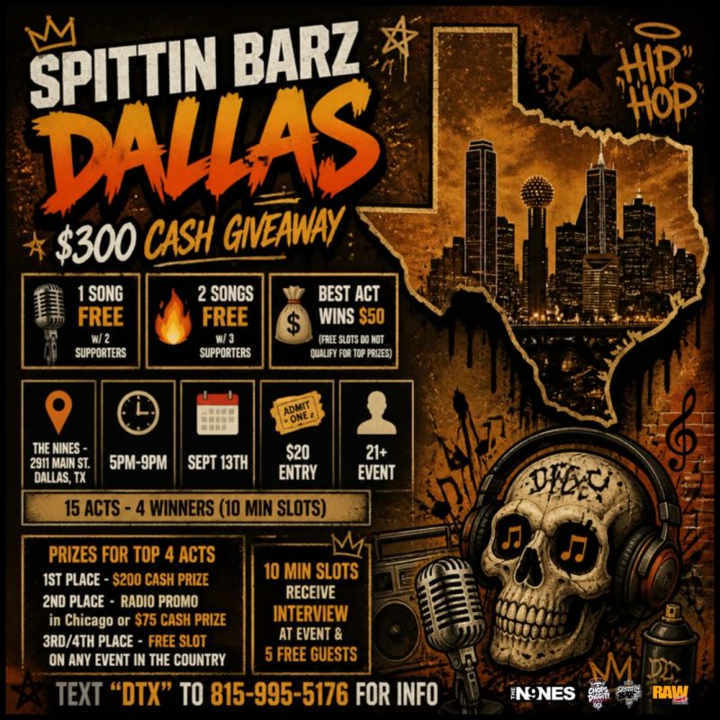 Spittin Barz – Open Mic Competition