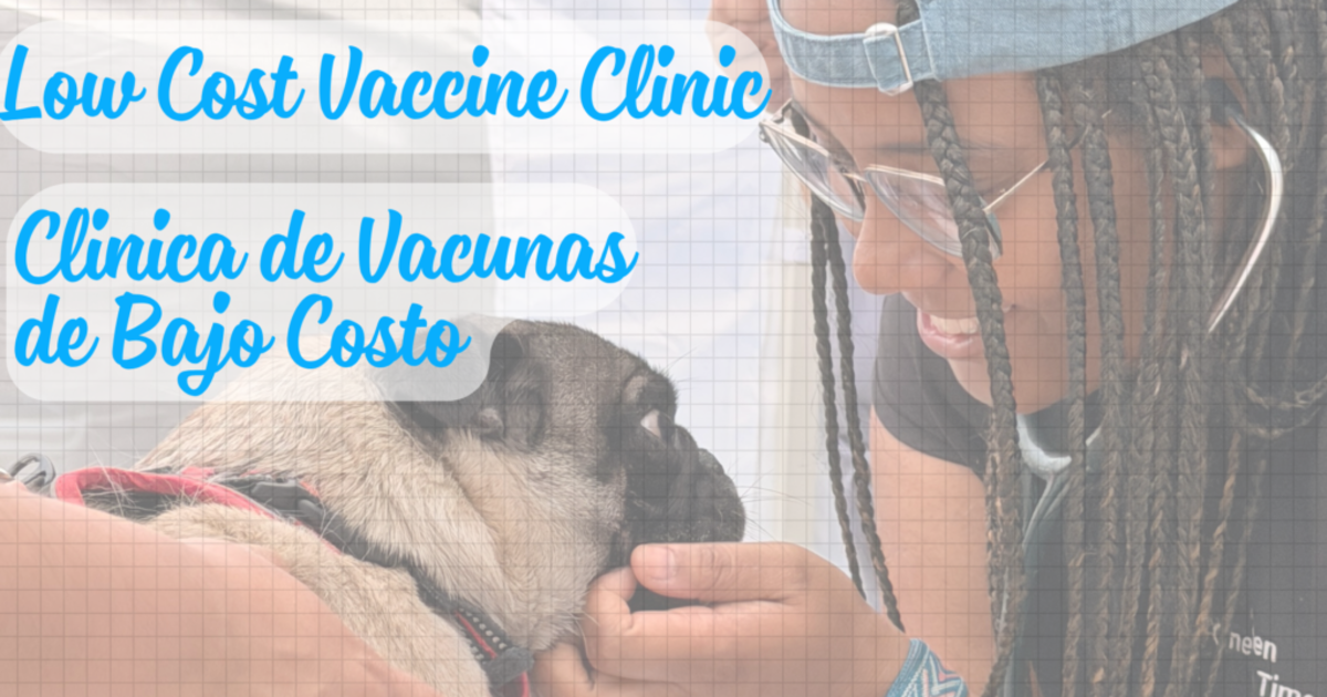 Low-Cost Vaccine Clinic/Clinica de Vacunas de Bajo Costo