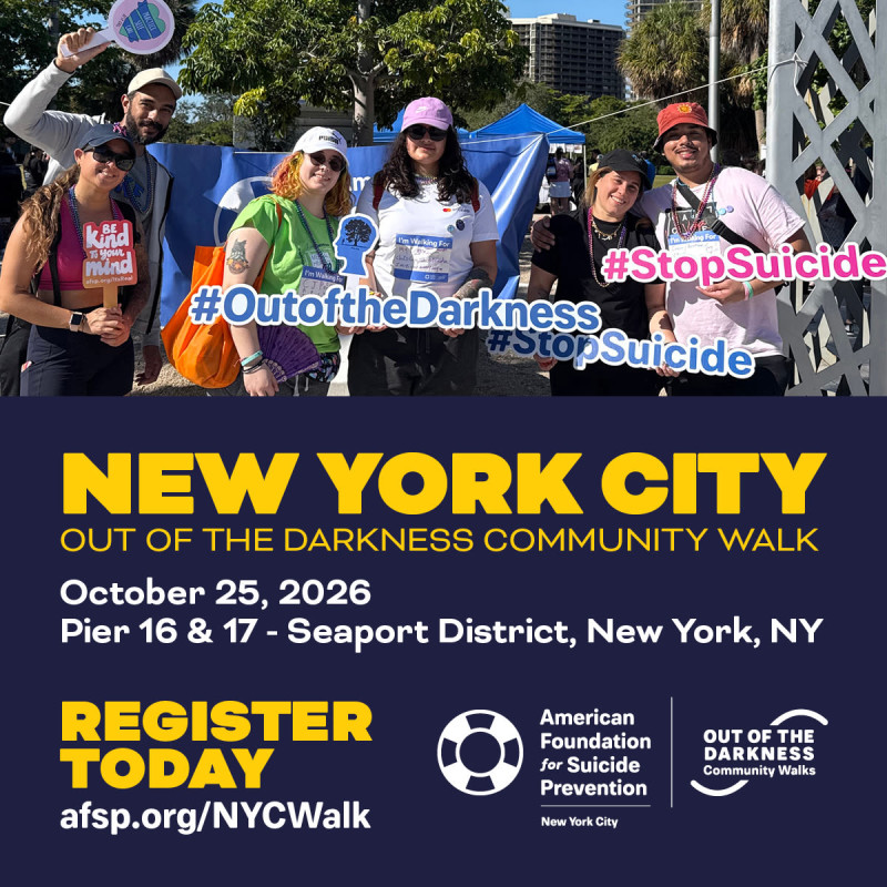 New York City - Walk With Us To Prevent Suicide