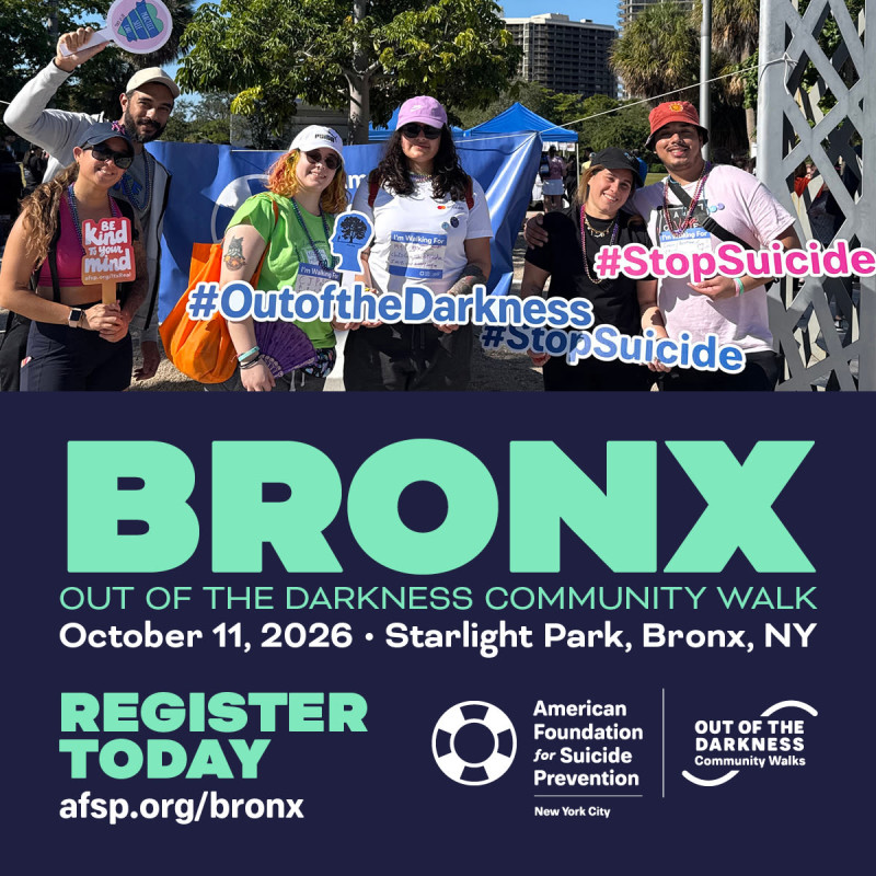 Bronx - Walk With Us To Prevent Suicide