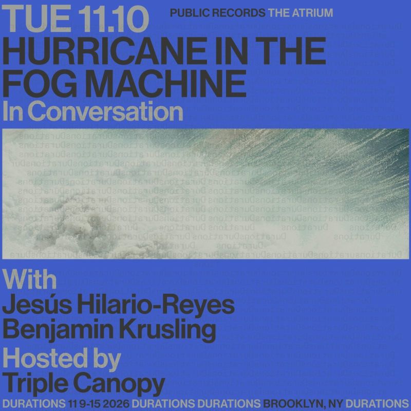 Hurricane In The Fog Machine with Jesús Hilario-Reyes & Benjamin Krusling