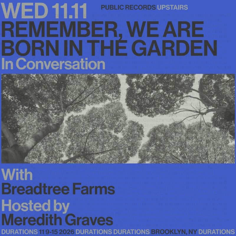 Remember, We Are Born In The Garden with Meredith Graves