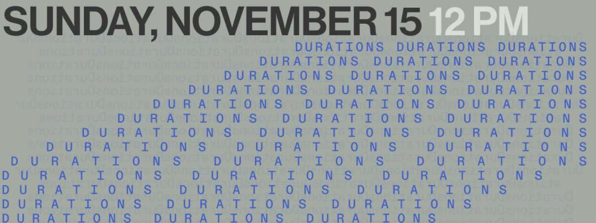 DURATIONS: Ditchers Eddy