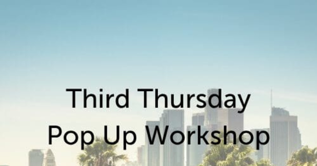 Third Thursday Pop-Up Workshop: La La Land “Someone in the Crowd”