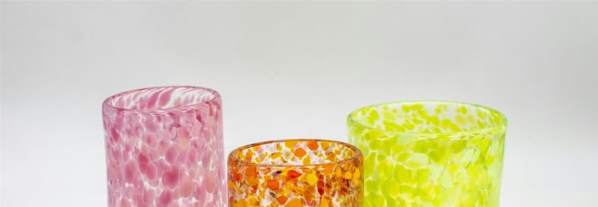 Blowing drinking glasses brings people together to make a toast!