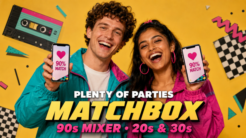 Matchbox 90s Party | Ages 20s & 30s | Match.Box | NYC