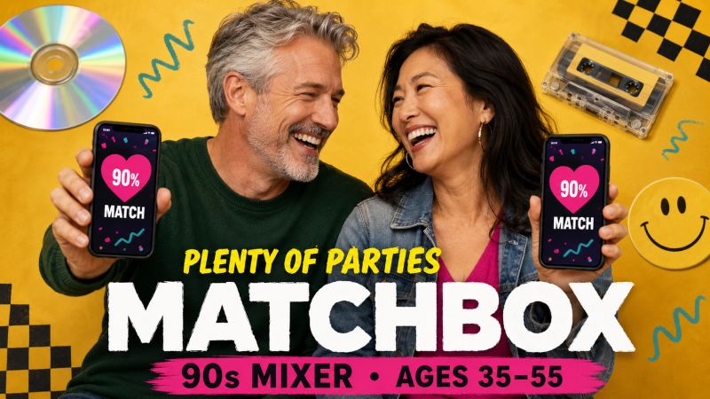 Matchbox 90s Party | Ages 35 - 55 | Match.Box | NYC