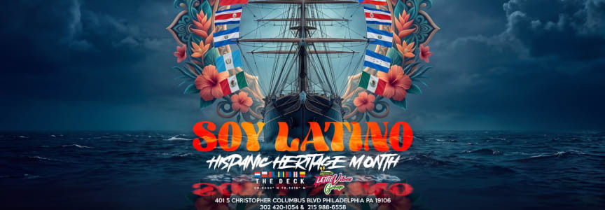 Soy Latino Hispanic Heritage Month Boat Bash | Moshulu