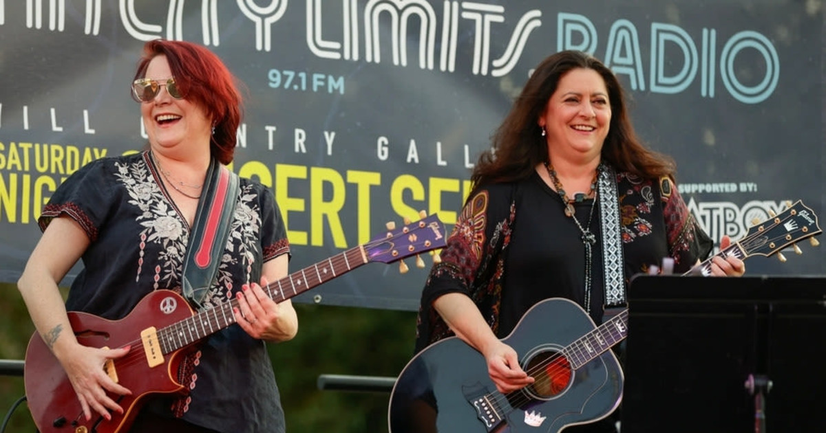 Carolyn Wonderland & Shelley King Austin concert poster