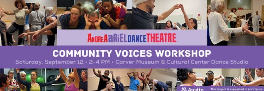 Community Voices Workshop - FREE!