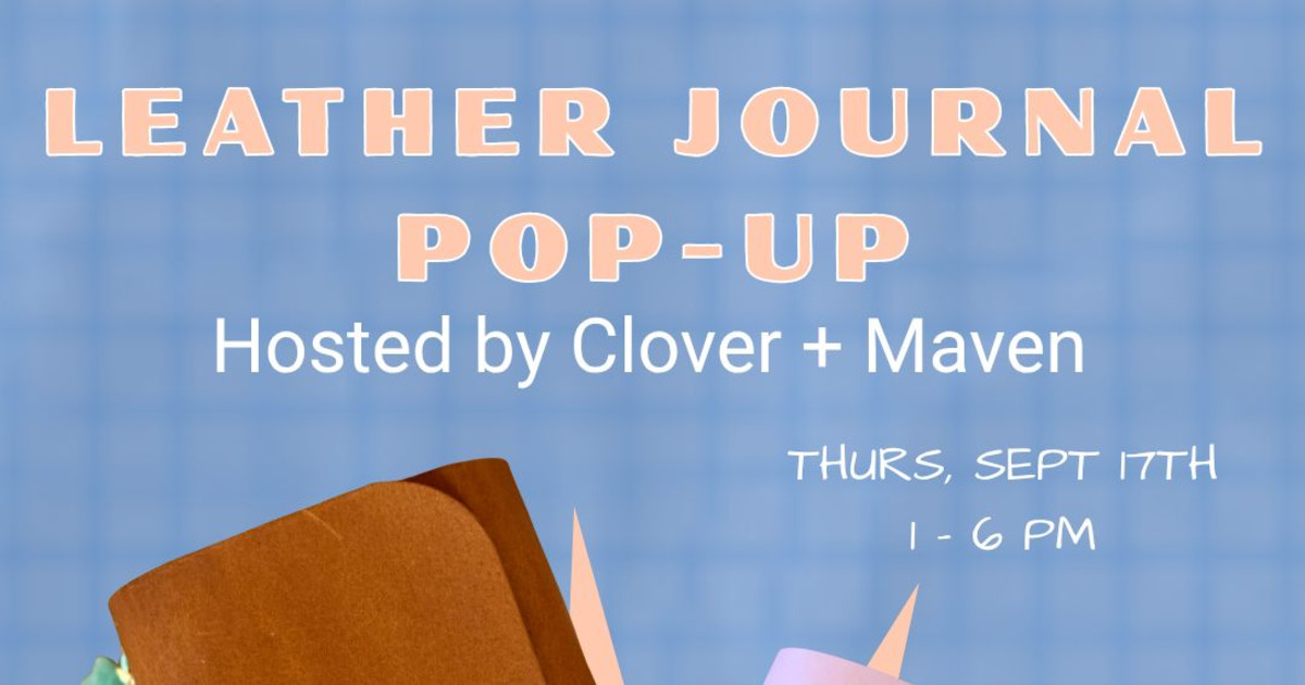 Custom Journal Pop-Up with Ajna & Co.
