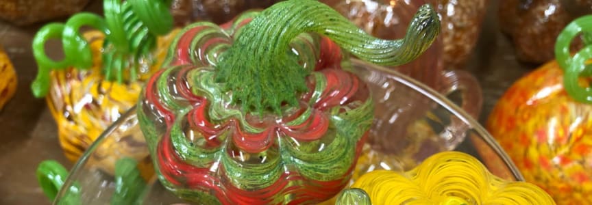 Pumpkin Paperweight season has started here on First Friday!