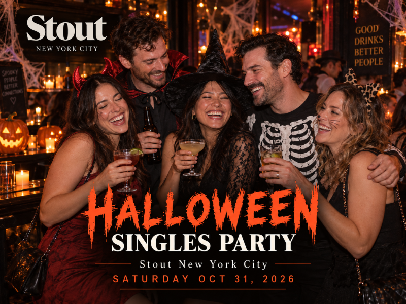 NYC's Annual Halloween Singles Party @ Stout: NYC Halloween Parties