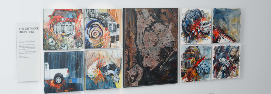 The Distance from Here - Michael James Freedman - Arts Gowanus Open Studios
