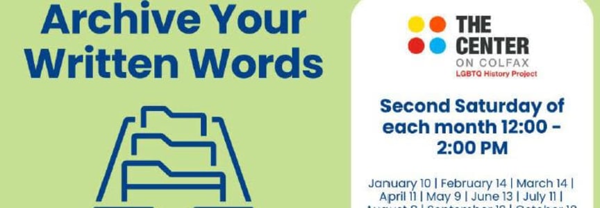 LGBTQ History Project: Archive Your Written Words
