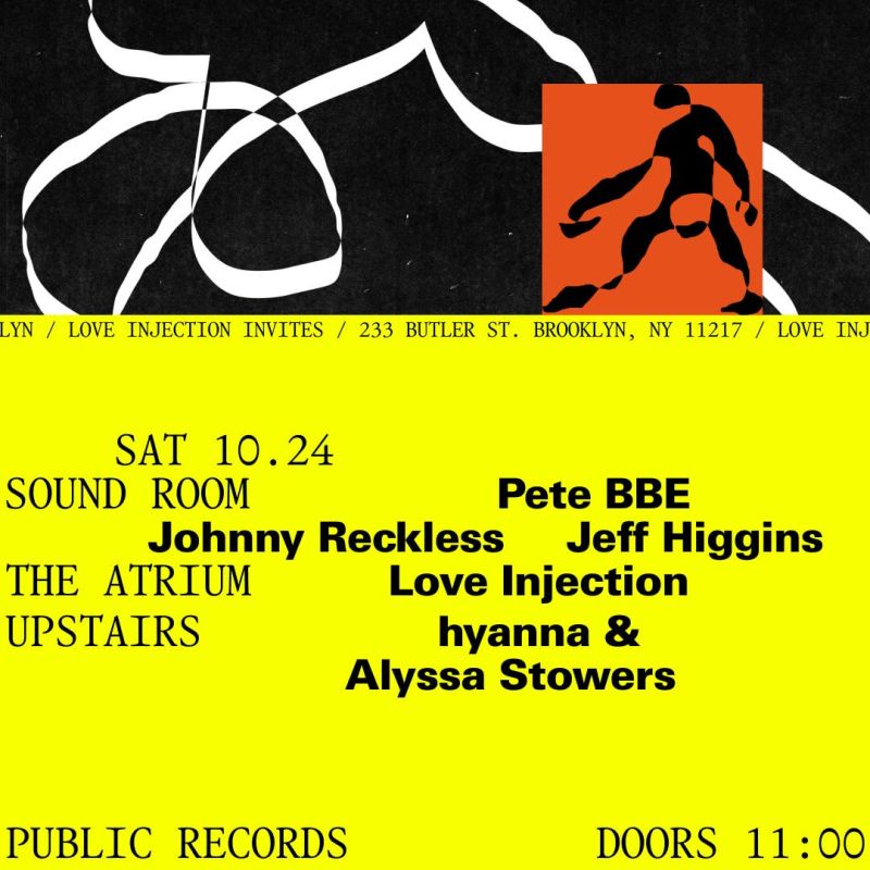 Love Injection Invites: Pete BBE, Johnny Reckless, Jeff Higgins, & More!