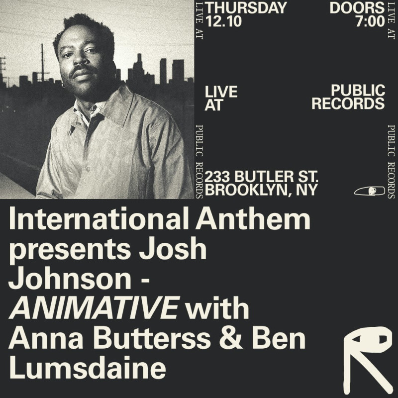 Josh Johnson - ANIMATIVE with Anna Butterss & Ben Lumsdaine