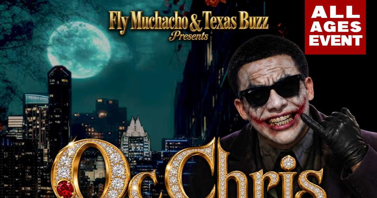 Oc Chris Halloween Bash Austin concert poster