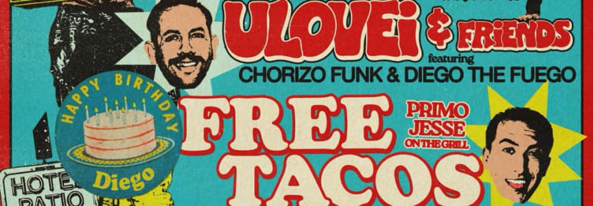Primos on the Patio with ulovei & Primo Jesse + FREE TACOS!