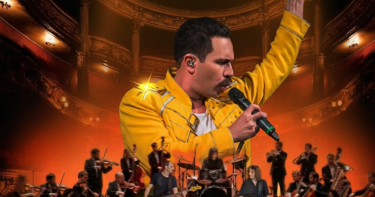 Queen Symphony Sensation Austin concert poster