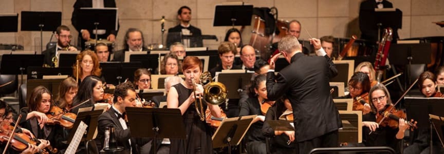 Radu Paponiu Conducts Concerto Competition Winners with the SFCM Orchestra
