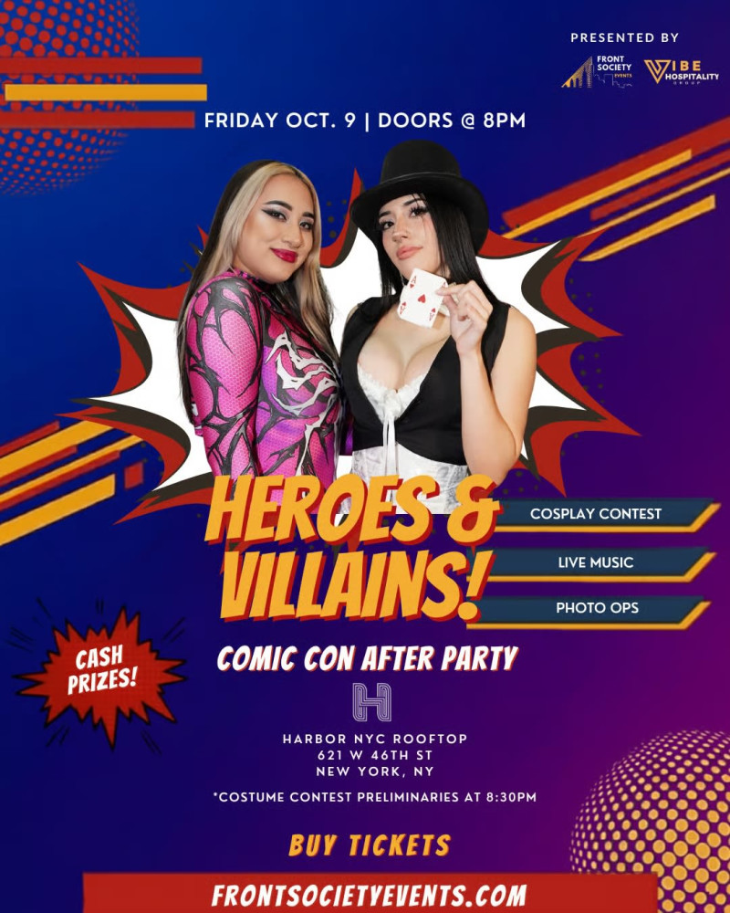 Heroes & Villains: Comic Con After Party
