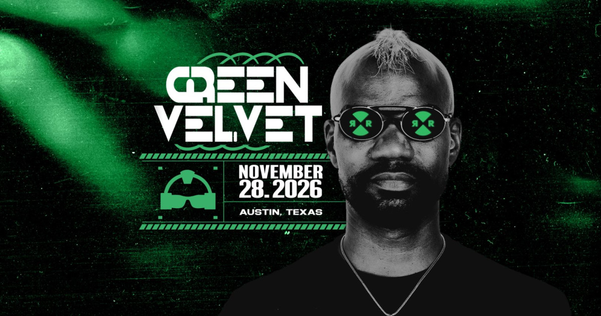 Green Velvet at The Concourse Project Austin concert poster