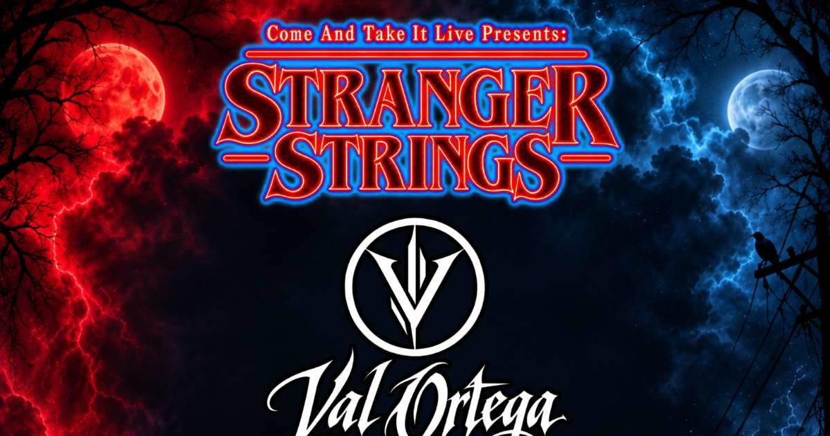 Stranger Strings Austin concert poster