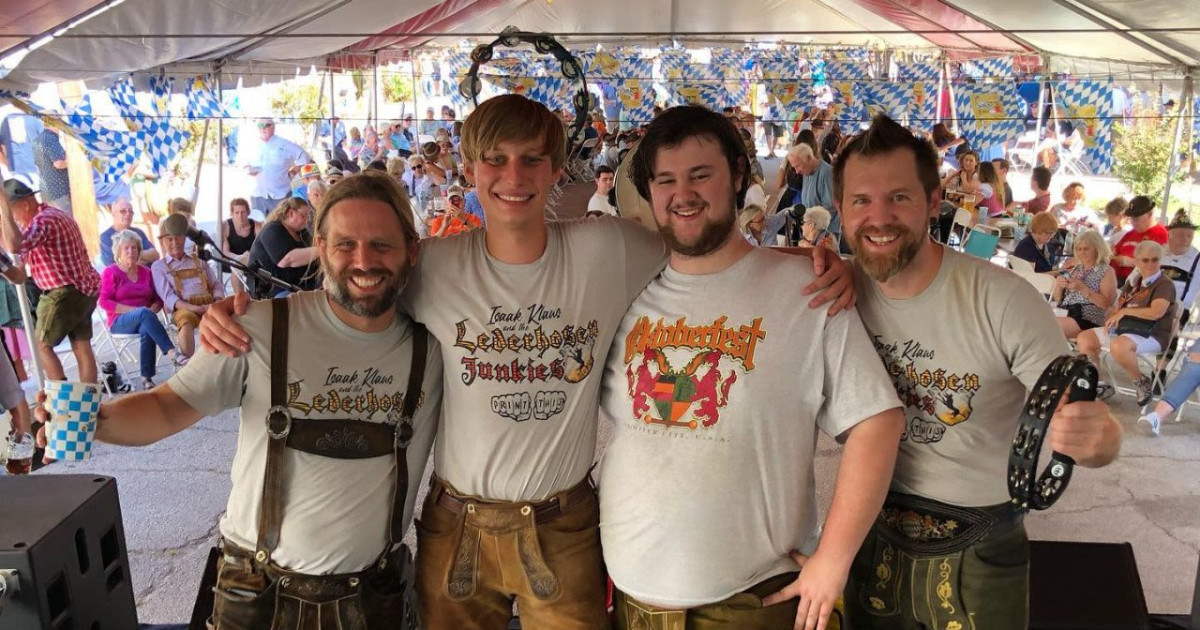 Lederhosen Junkies Austin concert poster