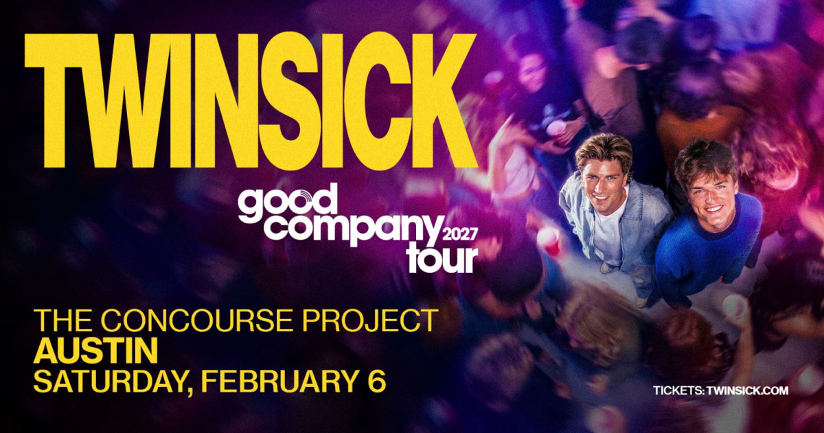 TWINSICK at The Concourse Project Austin concert poster