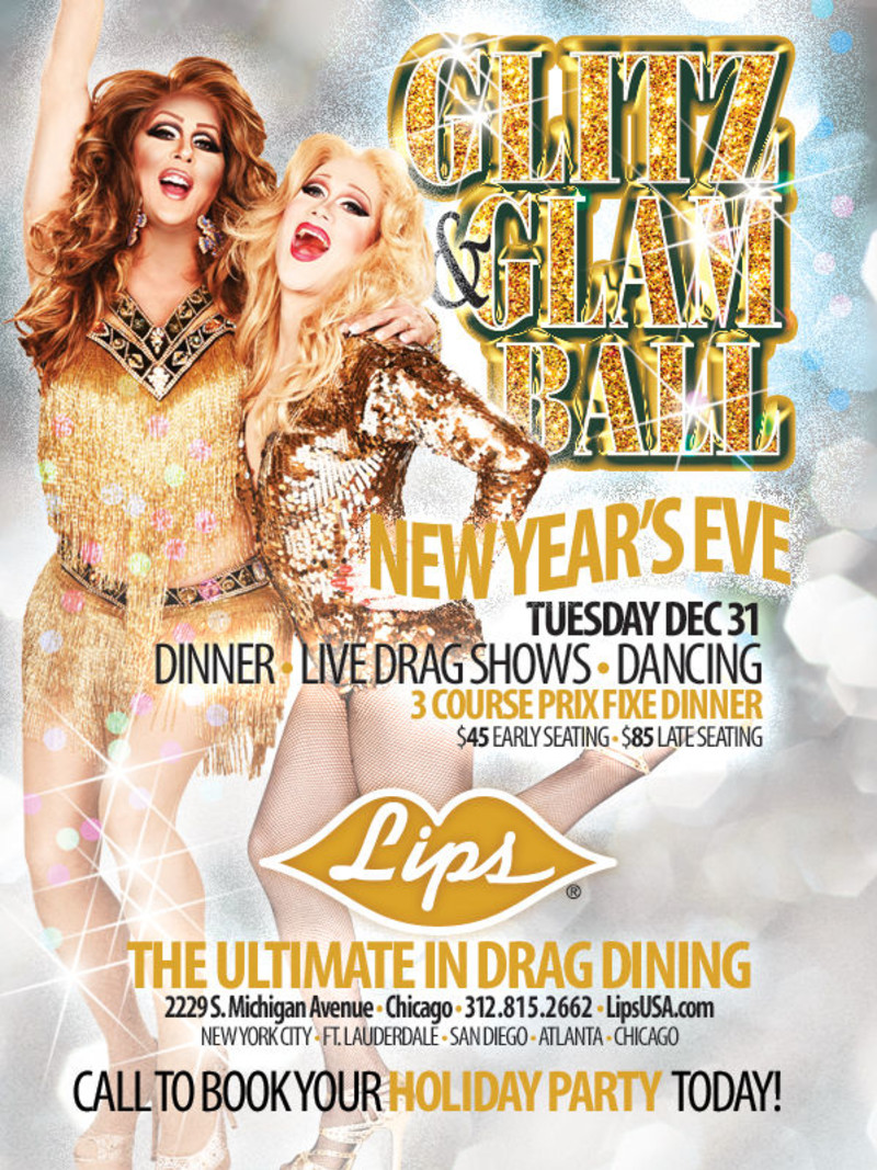 Glitz & Glam Ball New Year's Eve in Chicago at Lips Chicago