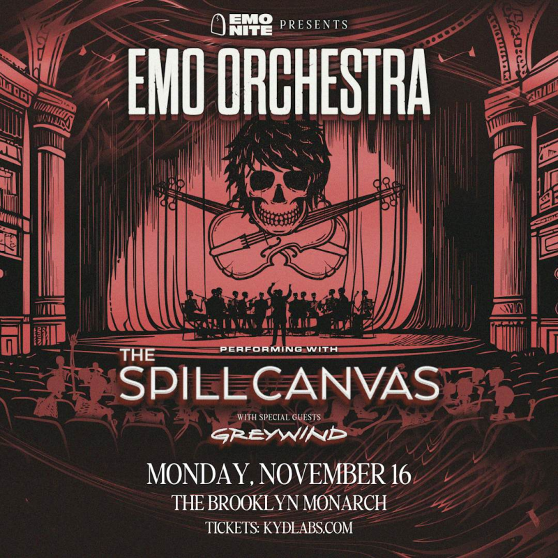 Emo Orchestra with The Spill Canvas – An Evening of Emo support from Greywind