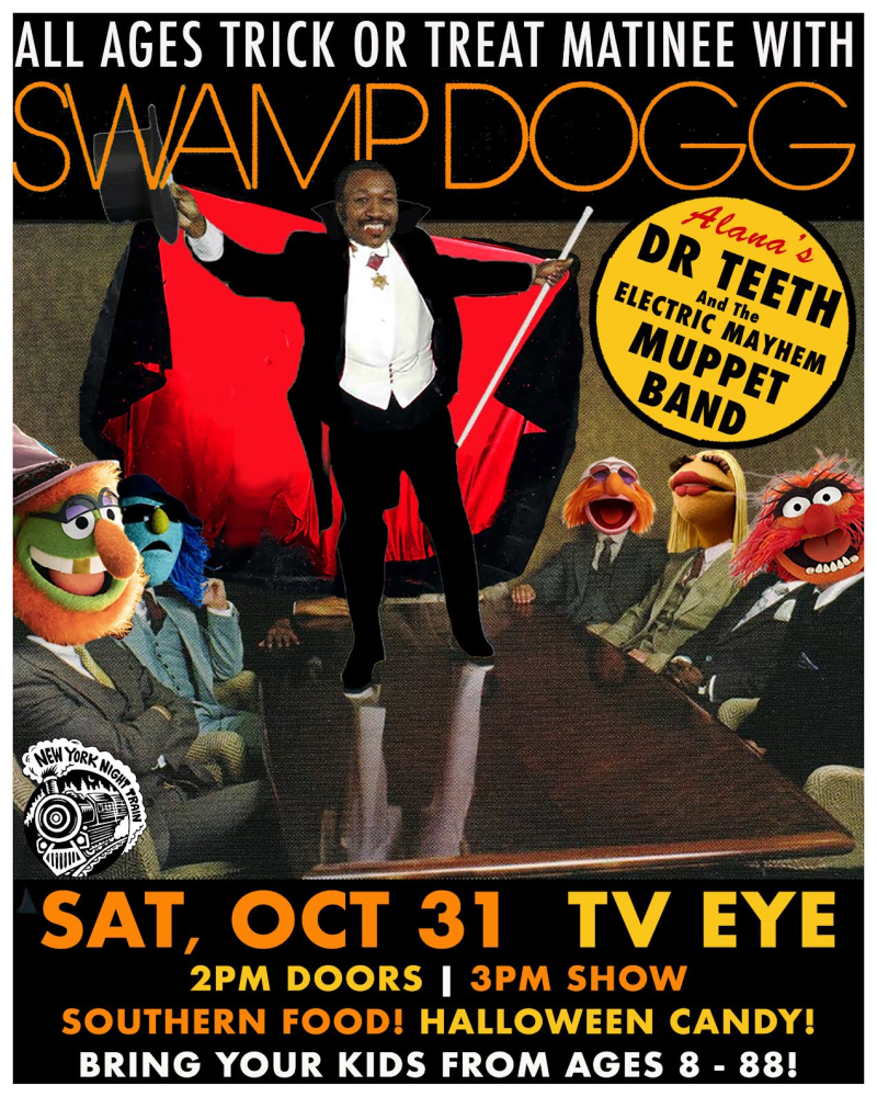 Trick Or Treat! Swamp Dogg & Alana Amram's Muppet Cover Band