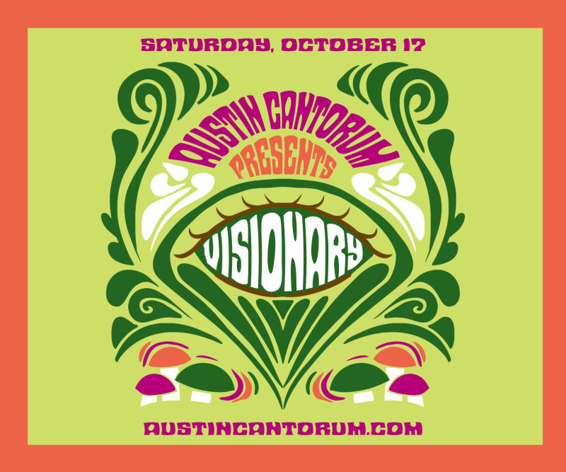 Austin Cantorum: Visionary Austin concert poster