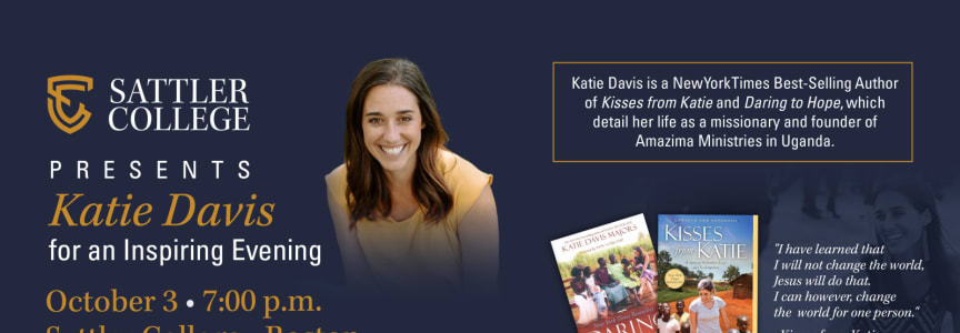 An Inspiring Evening with Katie Davis-Majors