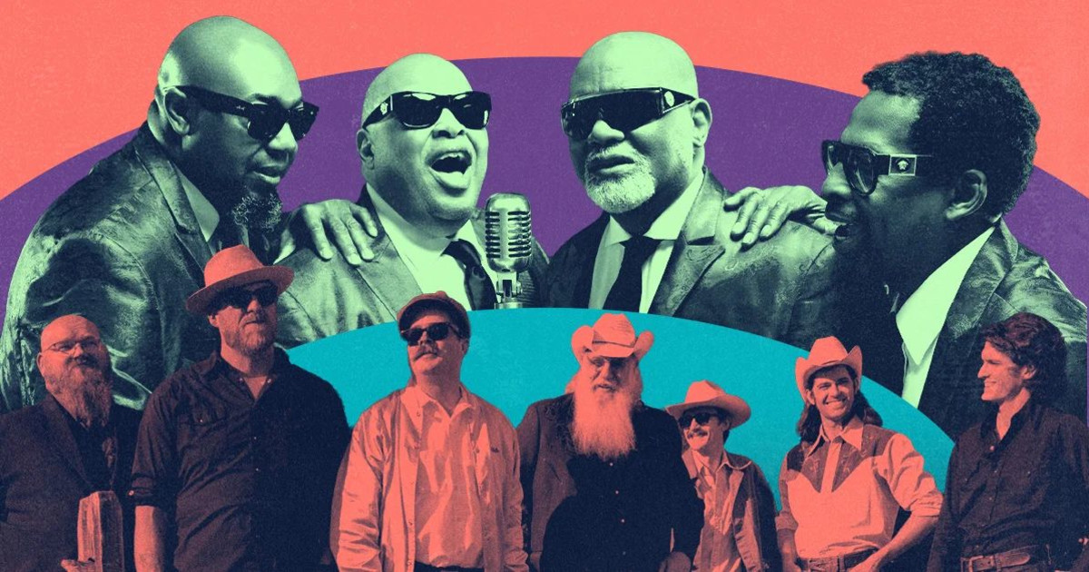 Blind Boys of Alabama & Asleep At The Wheel Austin concert poster
