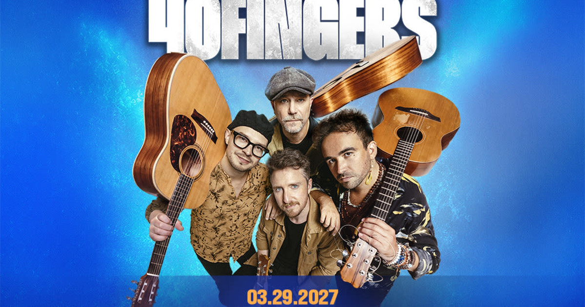 40 Fingers Austin concert poster