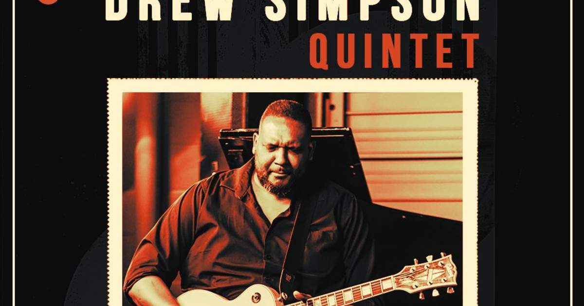 Drew Simpson Quintet Austin concert poster