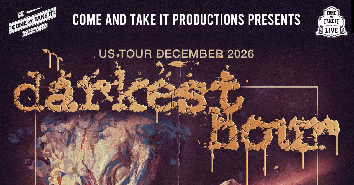 Darkest Hour Austin concert poster