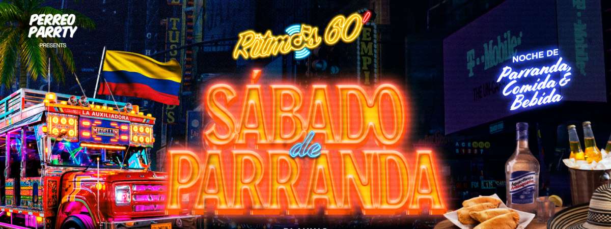 Ritmos: Sabado de Parranda - Colombian Salsa, Vallenato Reggaeton Party NYC