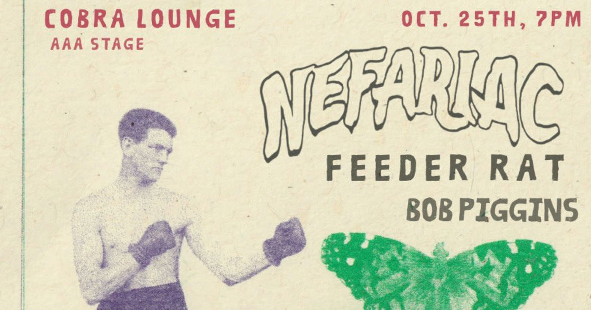 Rat Inclusion Nefariac / Feeder Rat / Bob Piggins in Chicago at Cobra Lounge