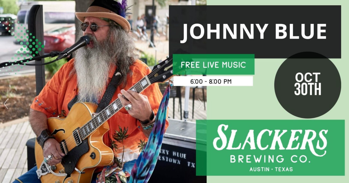 Live Music w/ Johnny Blue Austin concert poster