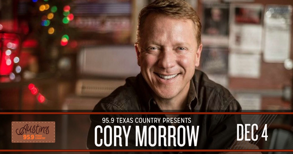95.9 Texas Country Presents Cory Morrow Austin concert poster