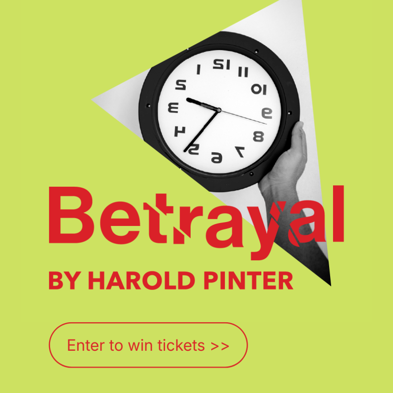 BETRAYAL in Victoria at The Belfry Theatre