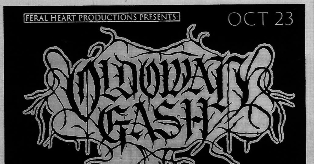 Oldowan Gash, Disciple, Hydra Hex, Nox Letifer Austin concert poster